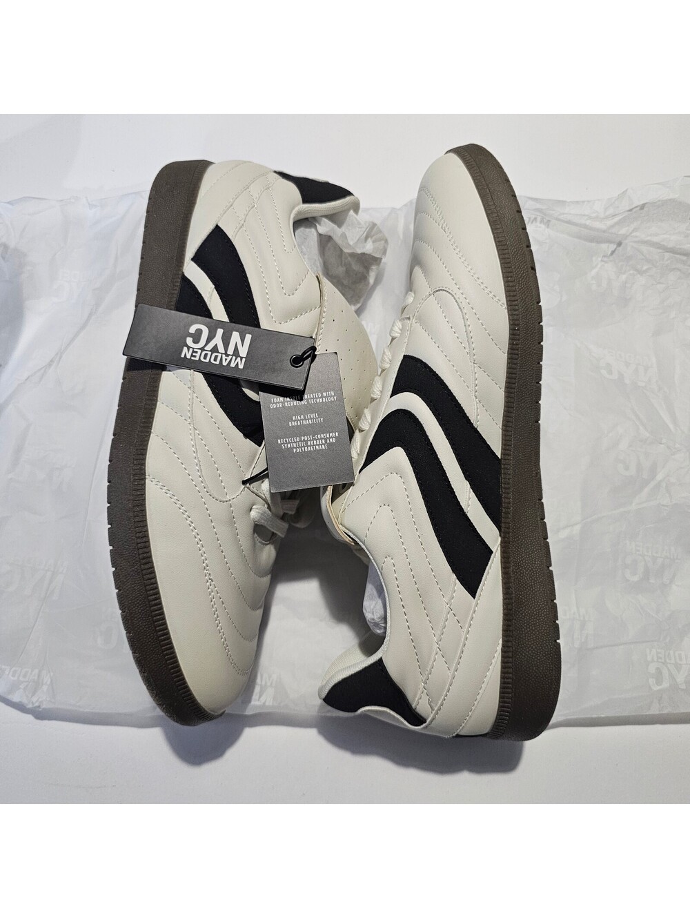 Madden NYC M MNYC Murri Sport Casual men's sneakers white black size 12